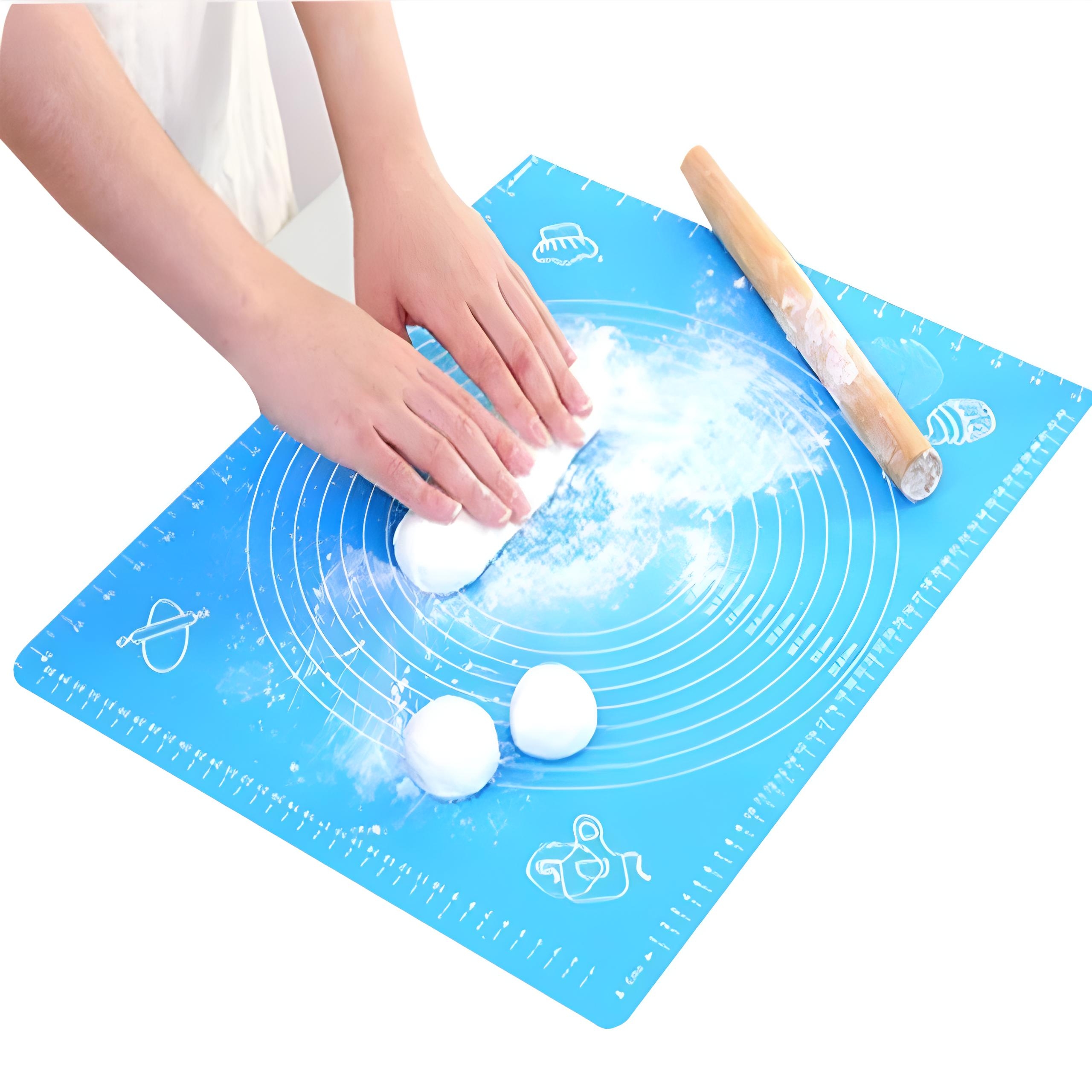 Silicone Rolling Fondant Mat, Cake Dough Fondant Rolling Kneading Mat (MAT007)