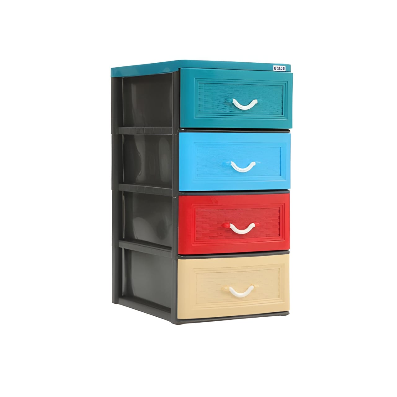 PLASTIC MULTI-COLOURED DRAWER ( 4 COMPARTMENTS )