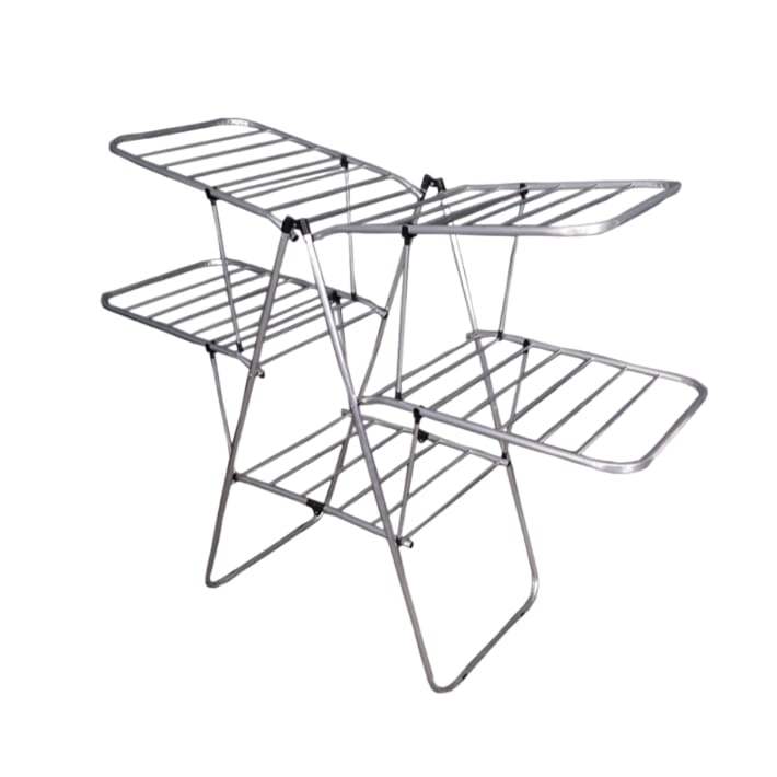 ALUMINUM DOUBLE CLOTH RACK