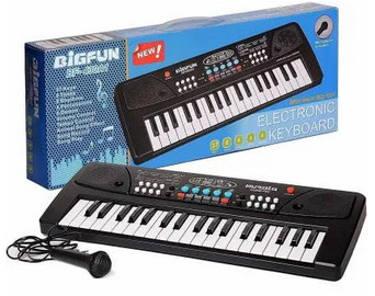 TechSpark Bigfun BF-430A1 37 Keys Musical Electronic Keyboard Piano Organ with Microphone Mic Synthe