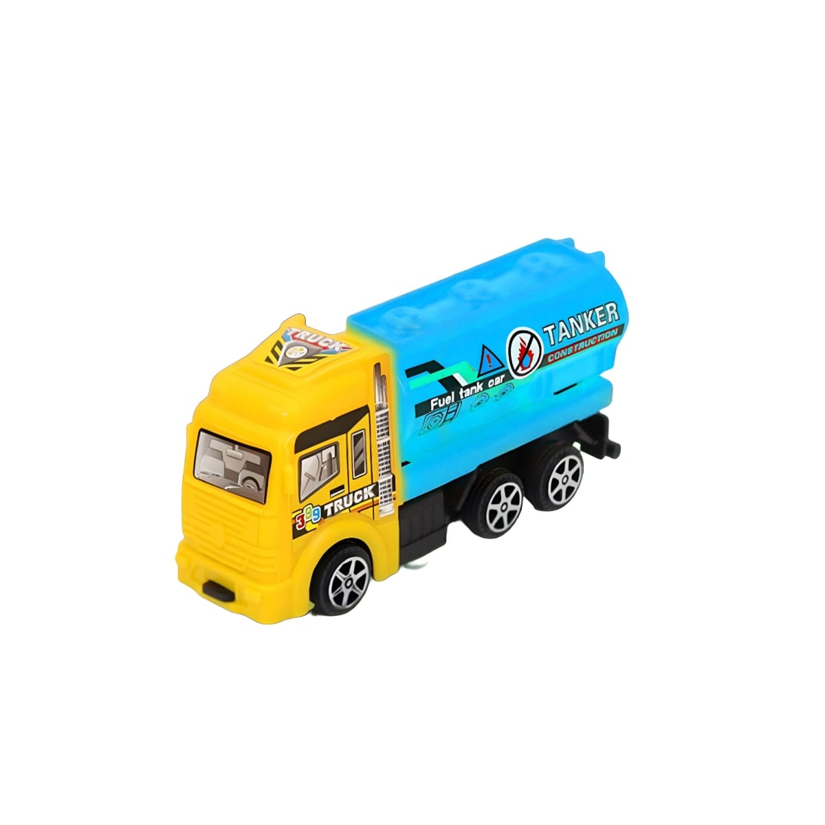 TRUCK TOY YELLOW BLUE