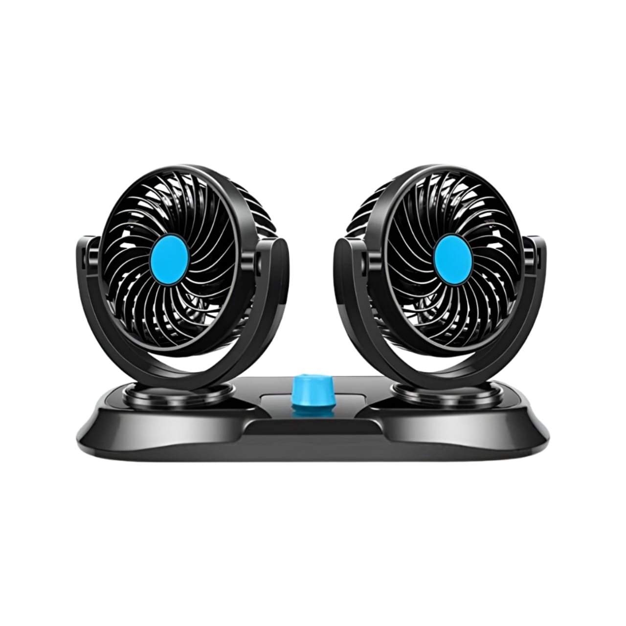 DOUBLE HEADED VEHICLE FAN