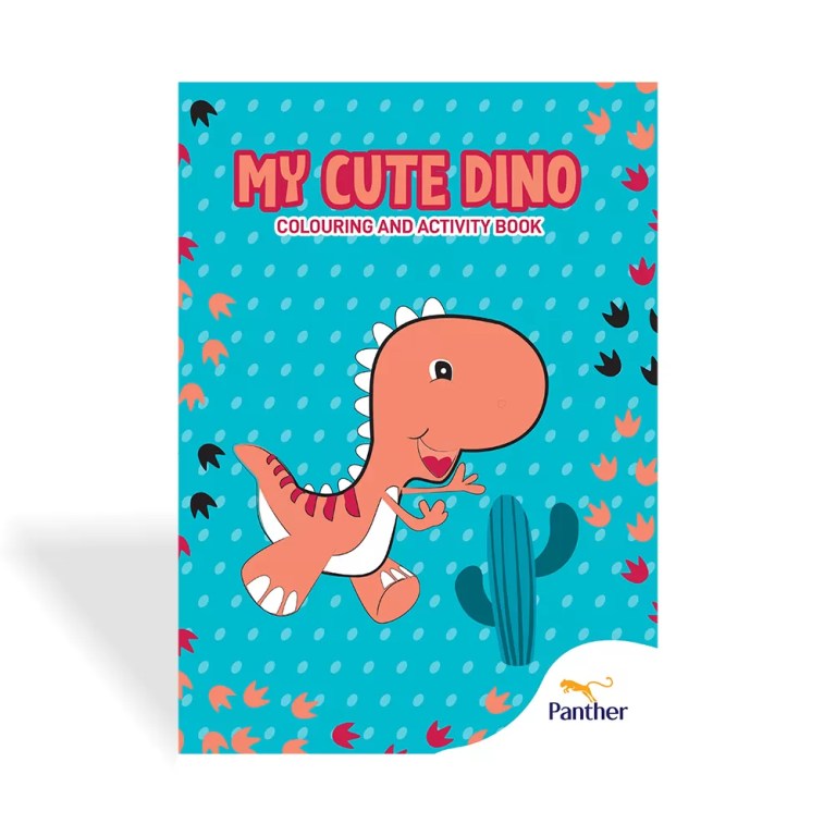 MY CUTE DINO KIDS COLOURING BOOK