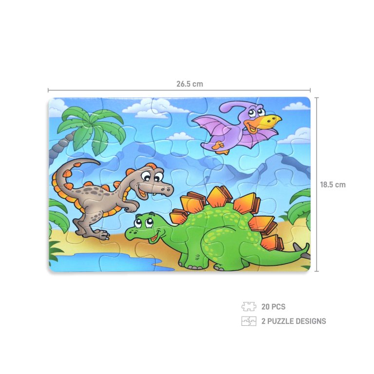 FUN DINOSAUR PUZZLE FOR KIDS ( 20PCS )