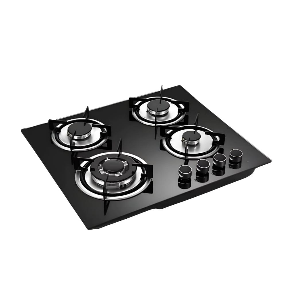 GAS COOKER 4 BURNER GLASS TOP M