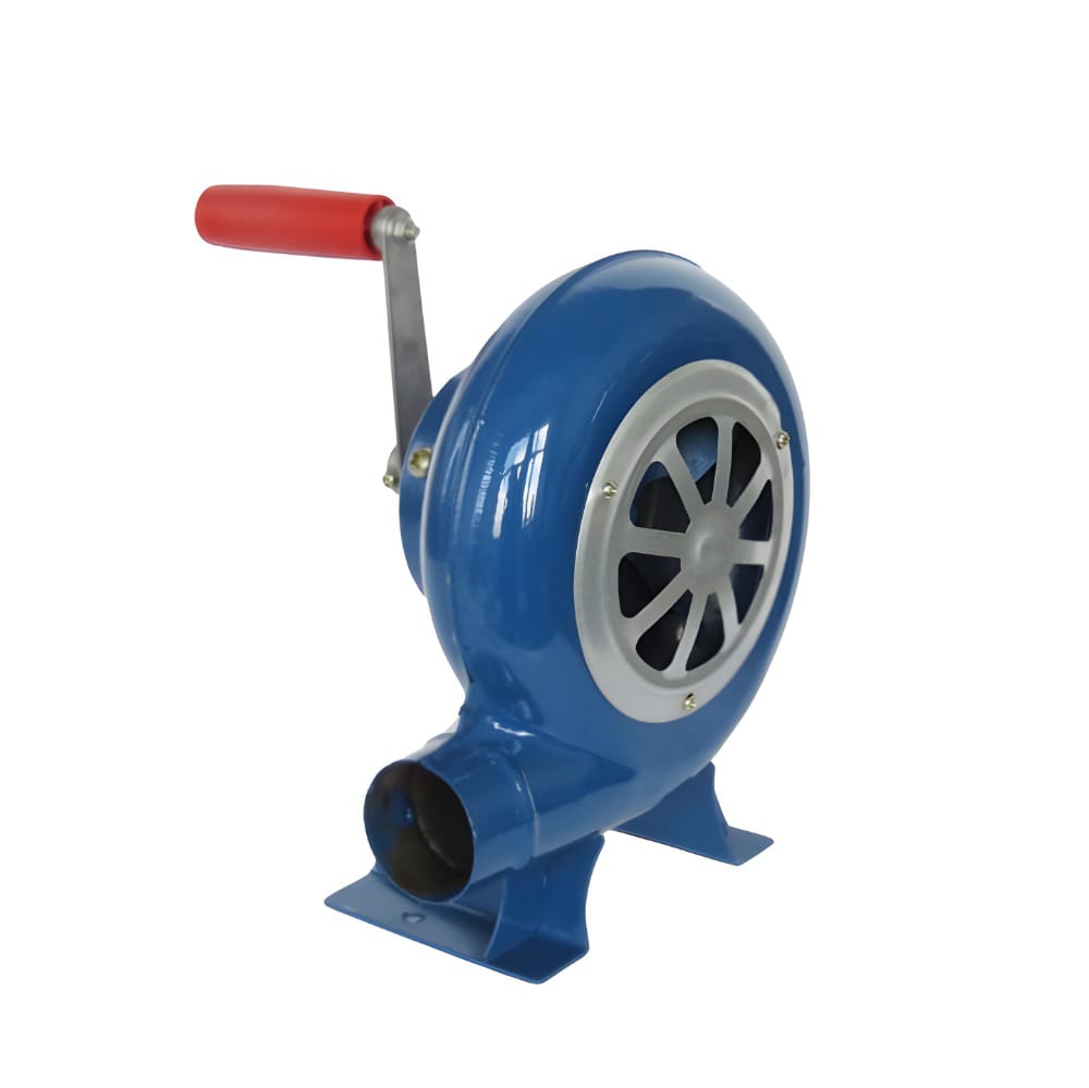 Air Blower, Fire Blower with Hand Crank for Coal Forges/Barbeque/Hiking, Forge Blower Fan.