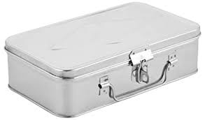 Stainless Steel Bank Locker Box / Cash Box / Jewelry Box (MUN1113014)