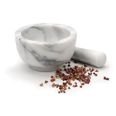 White Marble Mortars & Pestle / Wangedi  (MUN-1117140)