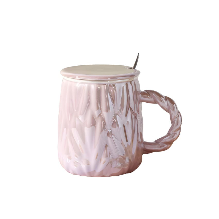 Mug with Spoon Ceramic (MUG107)