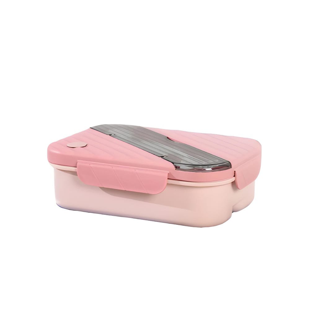 3 divided lunch box w/spoon(LUB064)