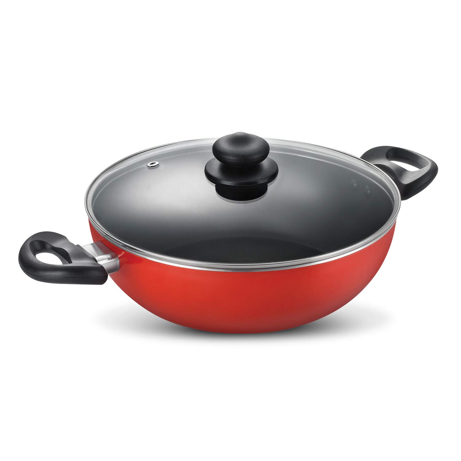 Non Stick Pan, Non Stick Casserole with Glass Lid (MUN-1116524)