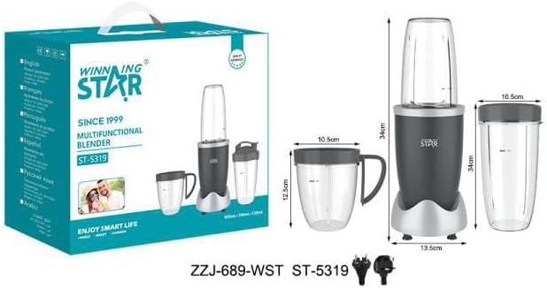 FRUIT JUICER, MAGIC BULLET ST-5319 WINNING STAR (MUN-1121359)