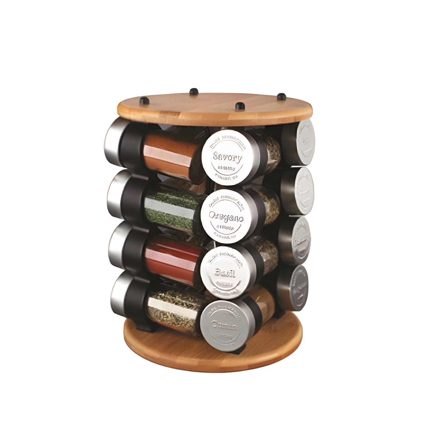 Spice Jar Rack, 16 pcs Jars Rotating (MUN-1122373) 