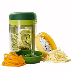 Slicer Hand Held Spiralizer Vegetable & Fruits Chopper / 3 in 1 Hand Spiralizer (MUN-1122375)