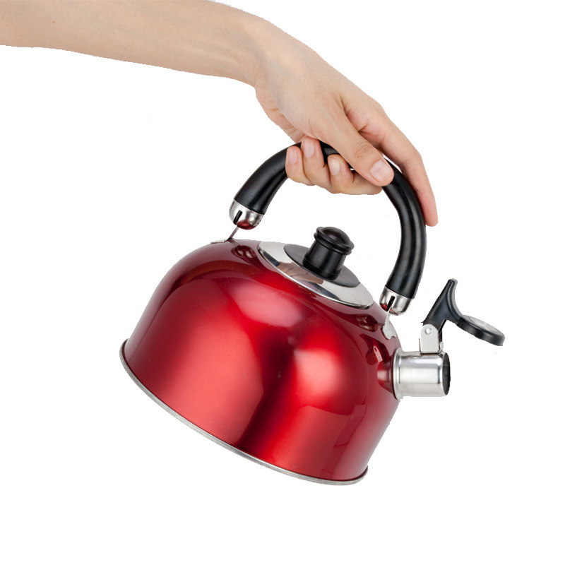 Red Whistling Kettle Stainless Steel (MUN-1123243)