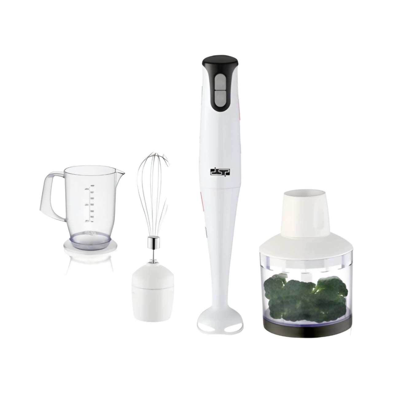 Egg Blender, Hand Blender, Whisk Mixer, Juicer, Meat Grinder DSP 4 in 1 (MUN-1119713)