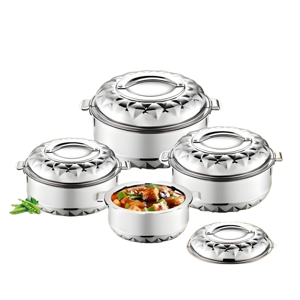 Hot Pot Fresh, Stainless Steel Large Capacity Food Warmer Pot Set,(POT078)