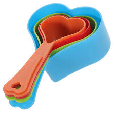 Measuring Spoon Rainbow Color Heart Shaped(MUN-1122984)