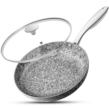 Nonstick Stone Frying Pan with Non toxic Stone-Derived Coating (MUN-1119705)