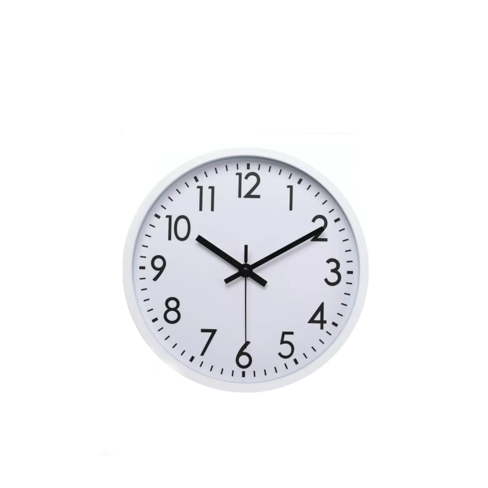 Wall Clock White Colour 15-25 