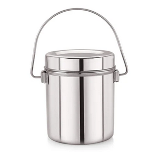 Stainless Steel Bucket / Thooku Vaali / 4 Pcs Set Multipurpose Container (MUN-1112545)