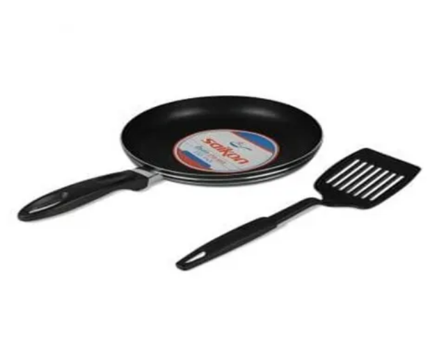 Non Stick Fry Pan with Free Spatula 24CM-Saikon  (MUN-1112322)