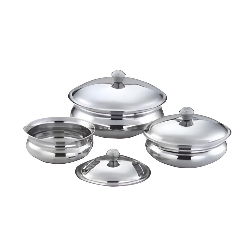 Food serving Bowl  With Lid and handmade shinny polished, Musk Dish-Stainless Steel(MUN-1112414)