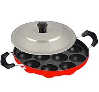 Appam Pan, Appam Maker, Appam Patra - 12 Non - Stick Cookware (FRP-040)