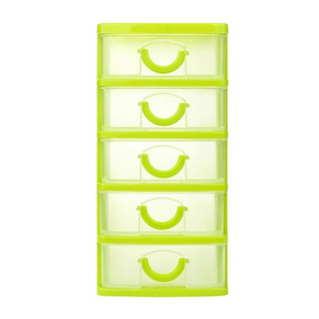 Mini Drawer Plastic 1 X 5 For Stationery Items Storage Purpose(MUN-1111446)