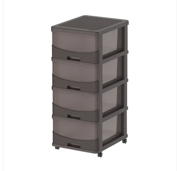 Cedarattan 4 Tiers Storage Cabinet (MUN-1115039)