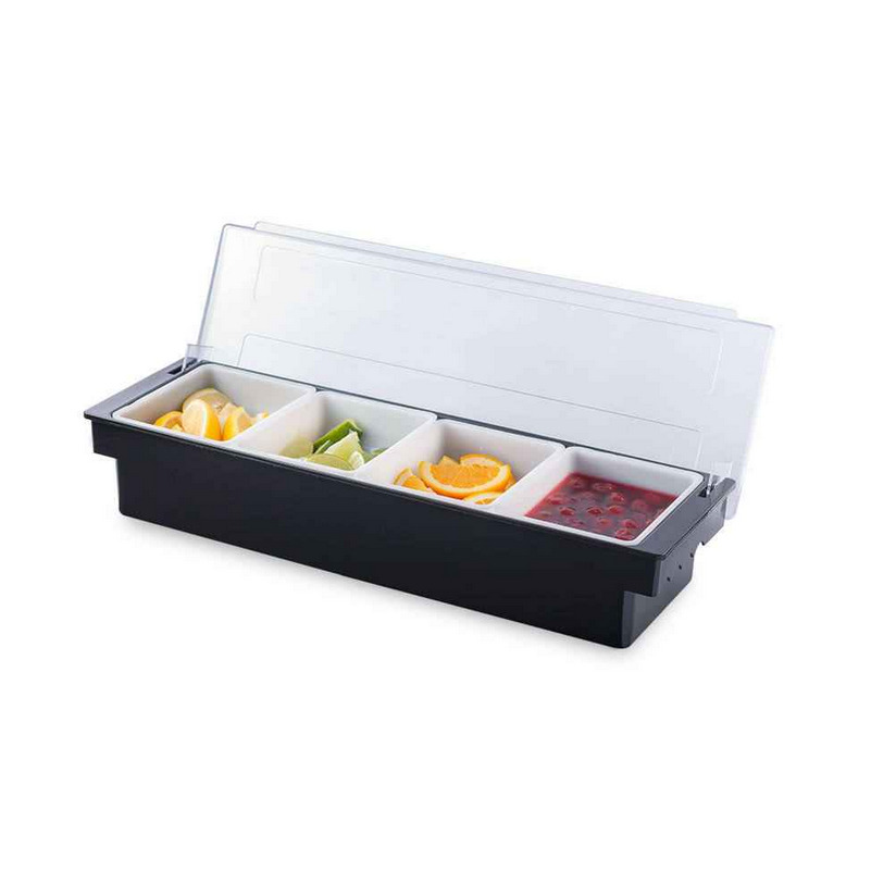 Plastic Condiment Dispenser 4 Compartment (MUN-1121693)