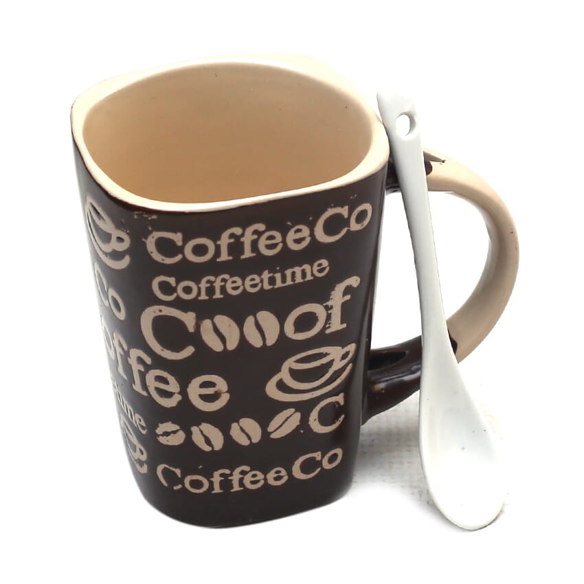 Milk and Coffee Ceramic Mug