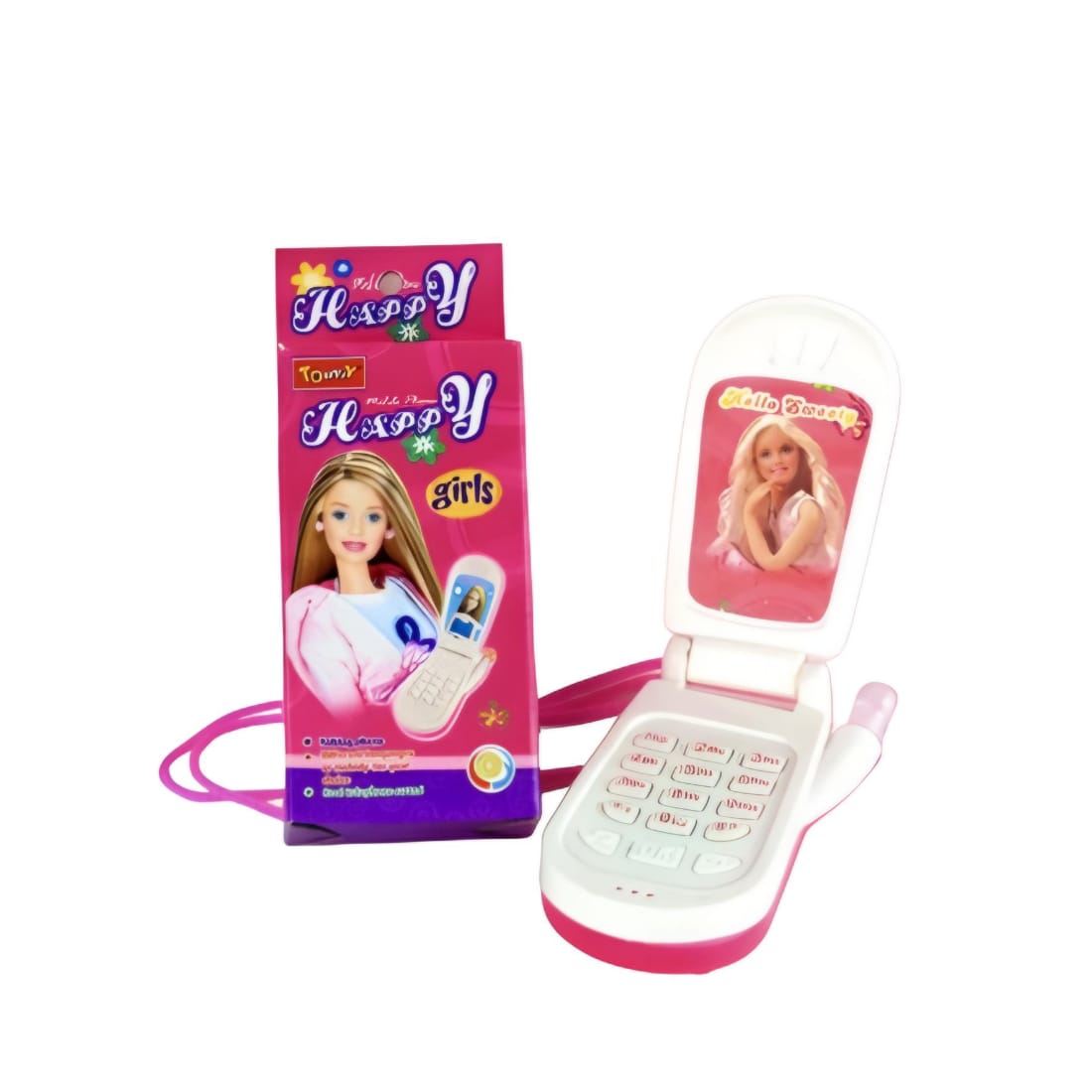 Girls phone toy Barbie