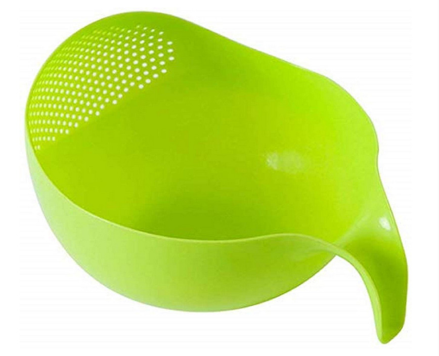 Rice & Fruits Washing Bowl, Strainer with Handle(MUN-1114430)