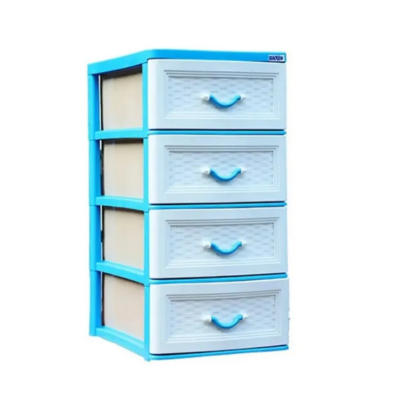 Daxer Plastic Cupboard DDC04[4 DRAWER] (MUN-1121640)