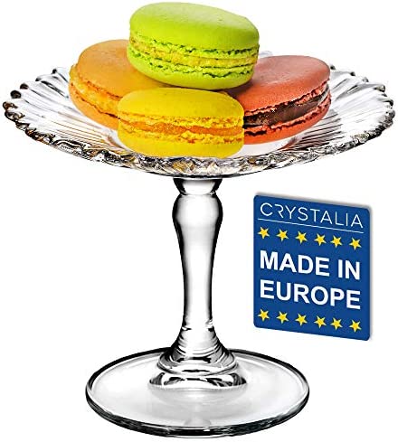 CRYSTALIA Glass  Mini Patisserie Service Platter Tray (1123384)