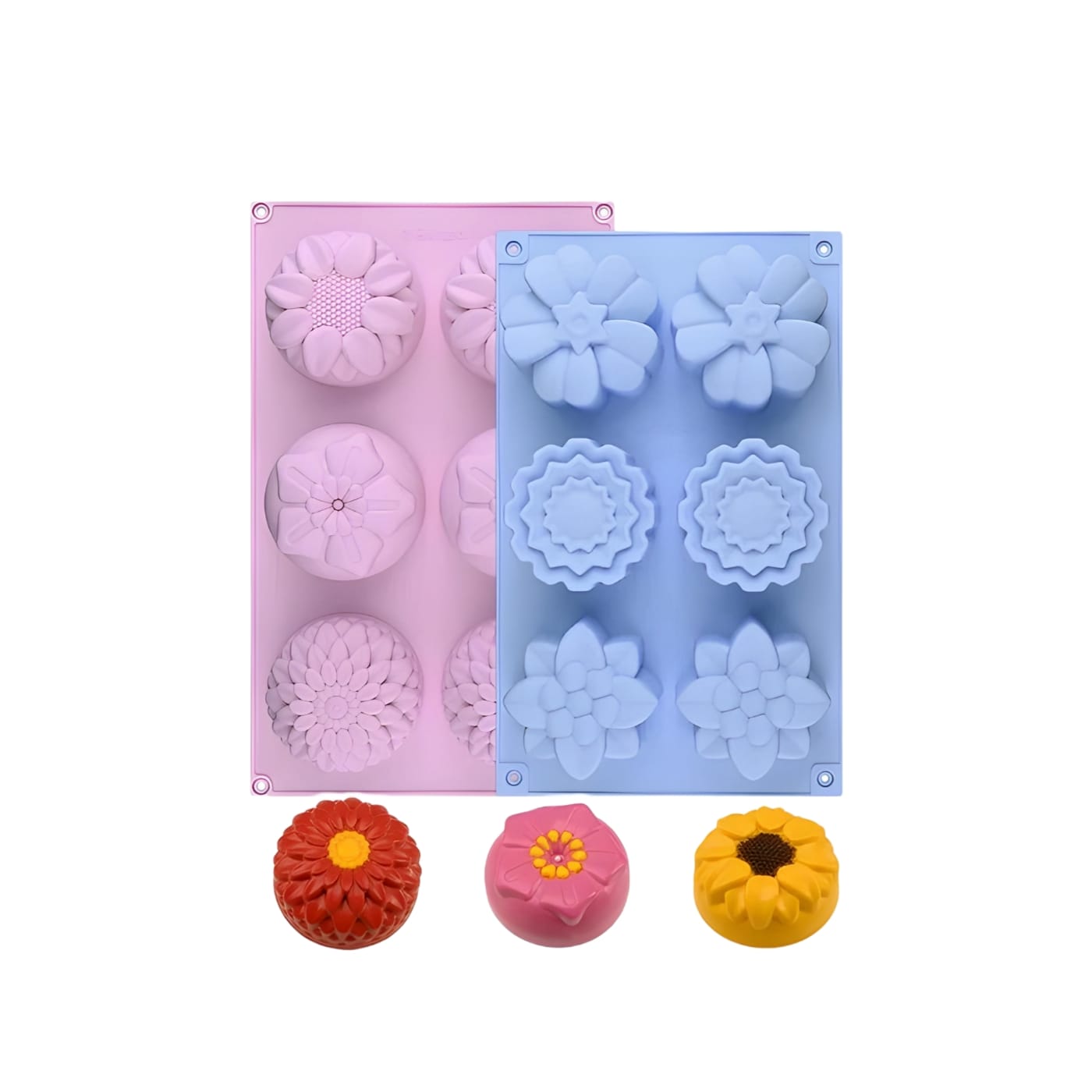 Zollyss Silicone Flower Shape Soap Mold (MUN-1122824)