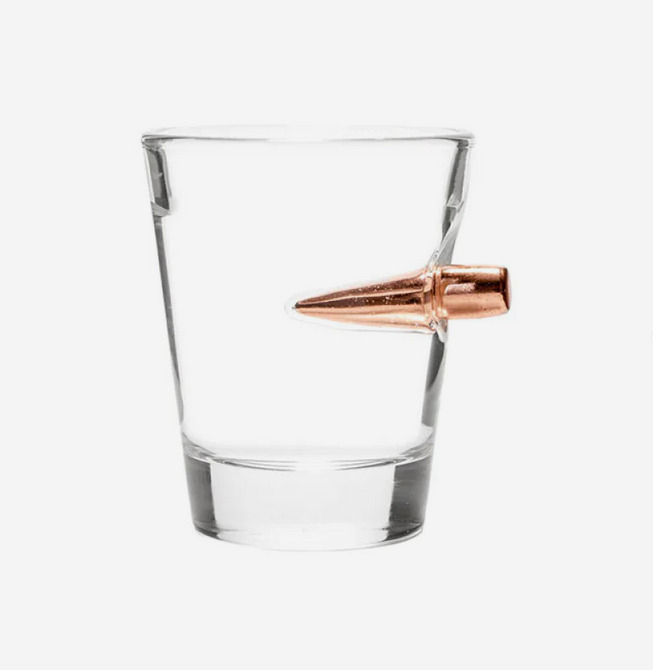 LUCKY SHOT - GLASS WITH BULLET (MUN-1121358)