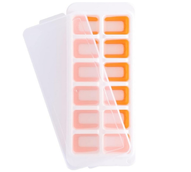 Ice Cube Trays With Lid Cover Silicone (MUN-1131376)