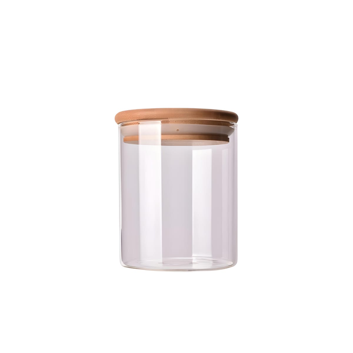 Glass Storage Jar with Bamboo Lid 100ml (MUN-1122788)