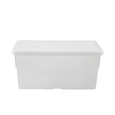 16 Quart Basic Clear Storage Box with White Lid(MUN-1123980)