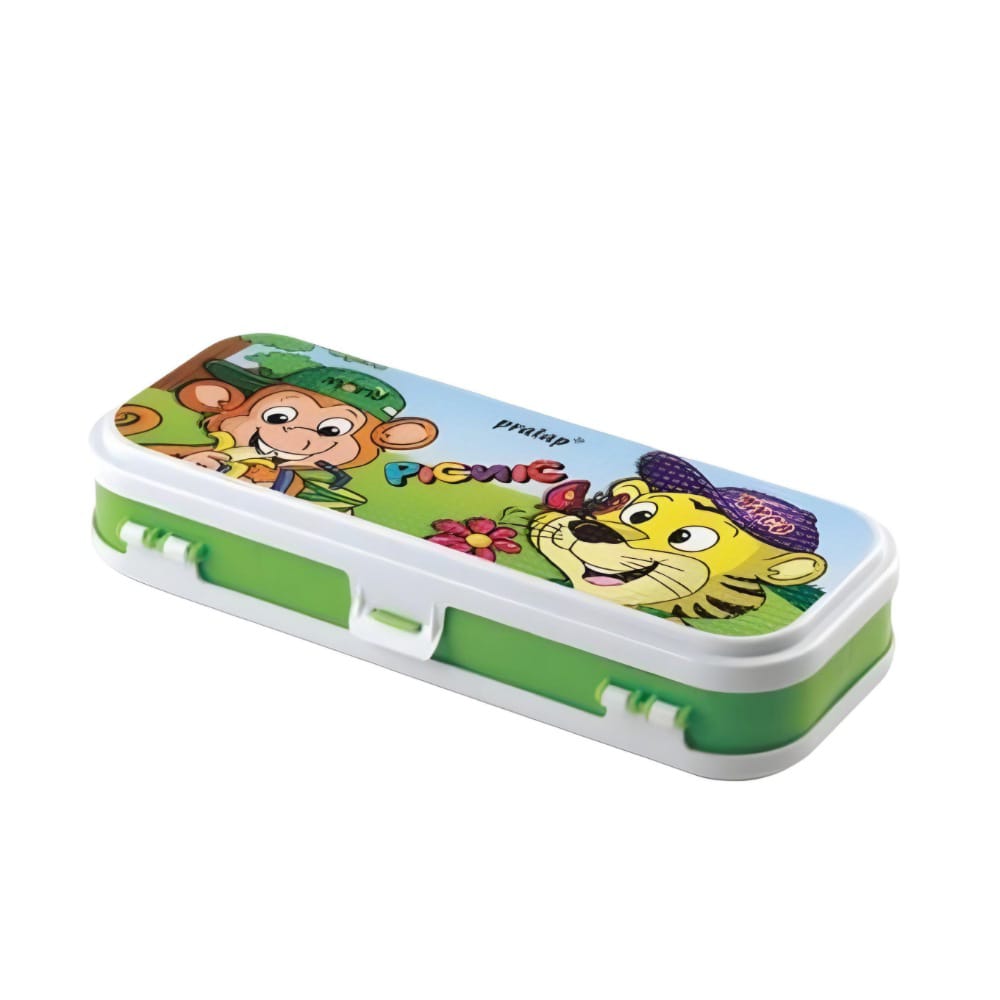 Multicolor Plastic Pencil box, For Children(MUN-1116477)