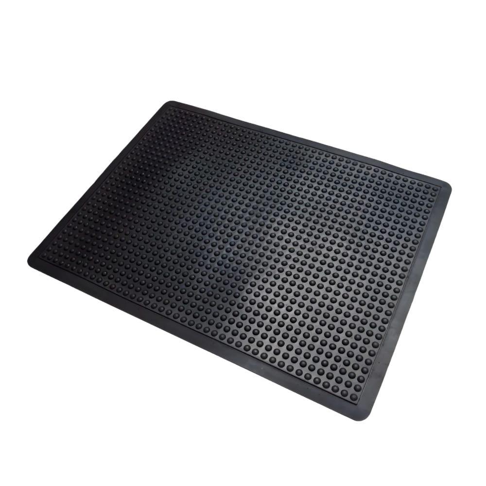 Black Rubber Beer Bar Runner Spill Mat for Home Pub Cafe Party Heavy Duty Rubber Heat Resistant Bar 