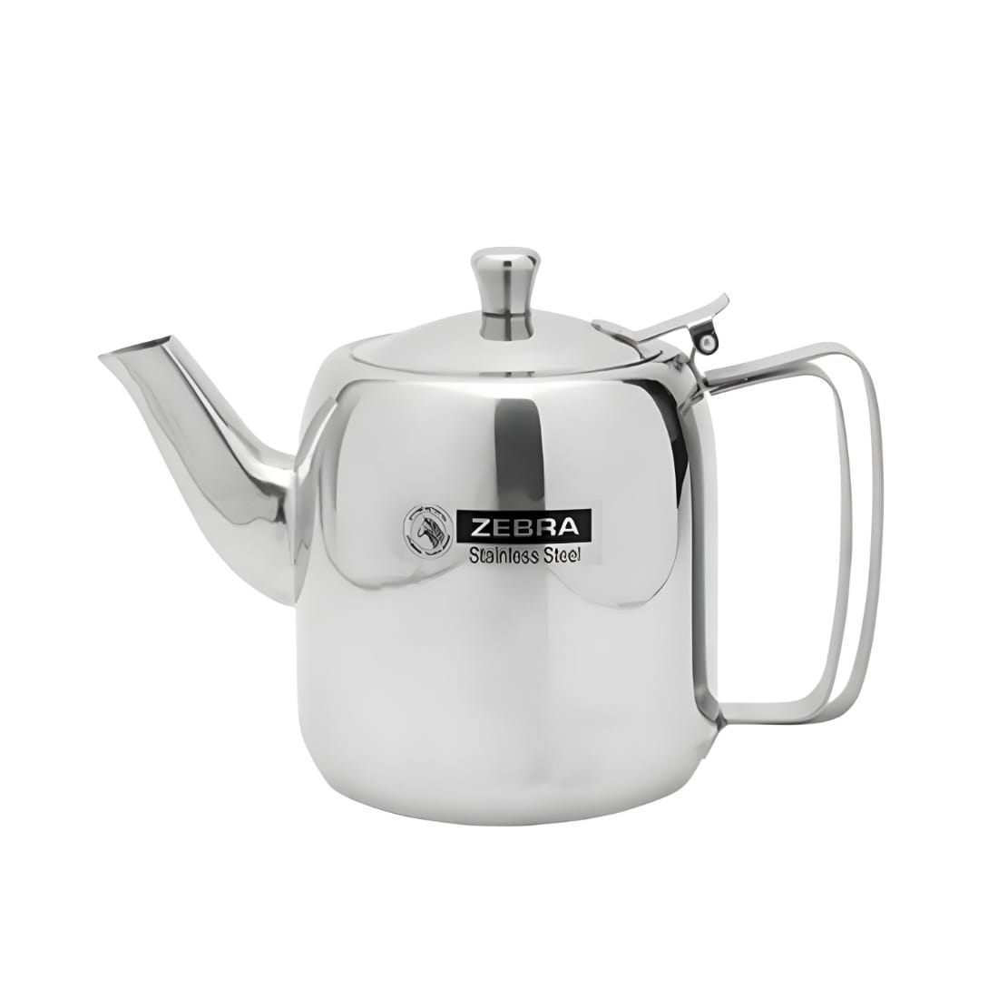 Zebra Stainless Steel 1 L Tea Pot Prima with Filter Silver (MUN 1119480)