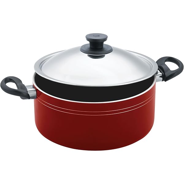 Pigeon Aluminium Non-Stick Biriyani Pot with Lid, 3.5 litres (MUN 1120579)