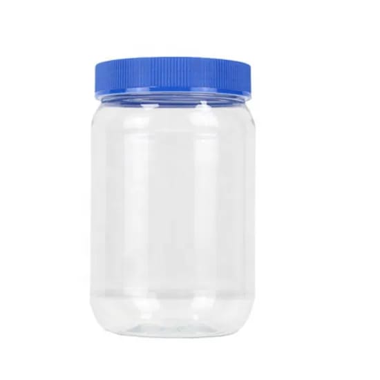 Cosmetic Cream Jar Container200ml Pet Plastic Jars with Lid(MUN-1120093)