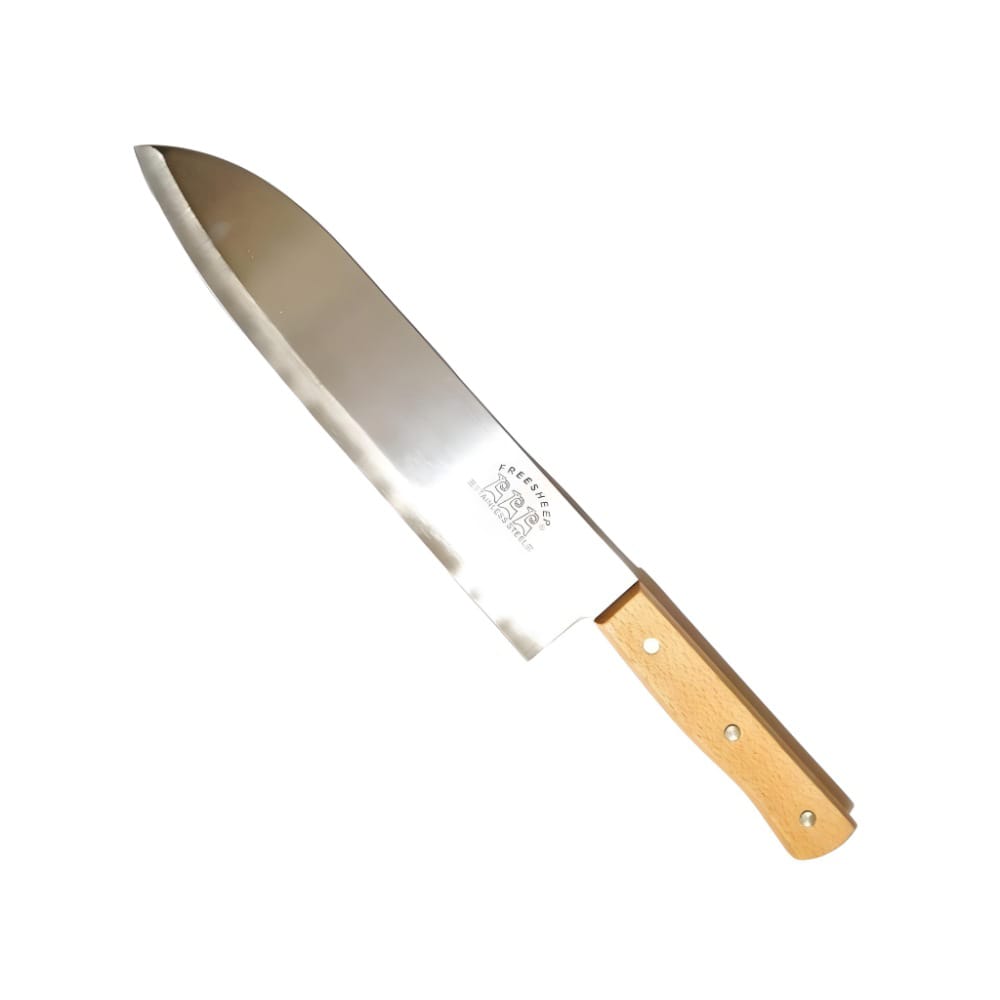 Stainless steel knife with wooden handle(MUN-1121899)