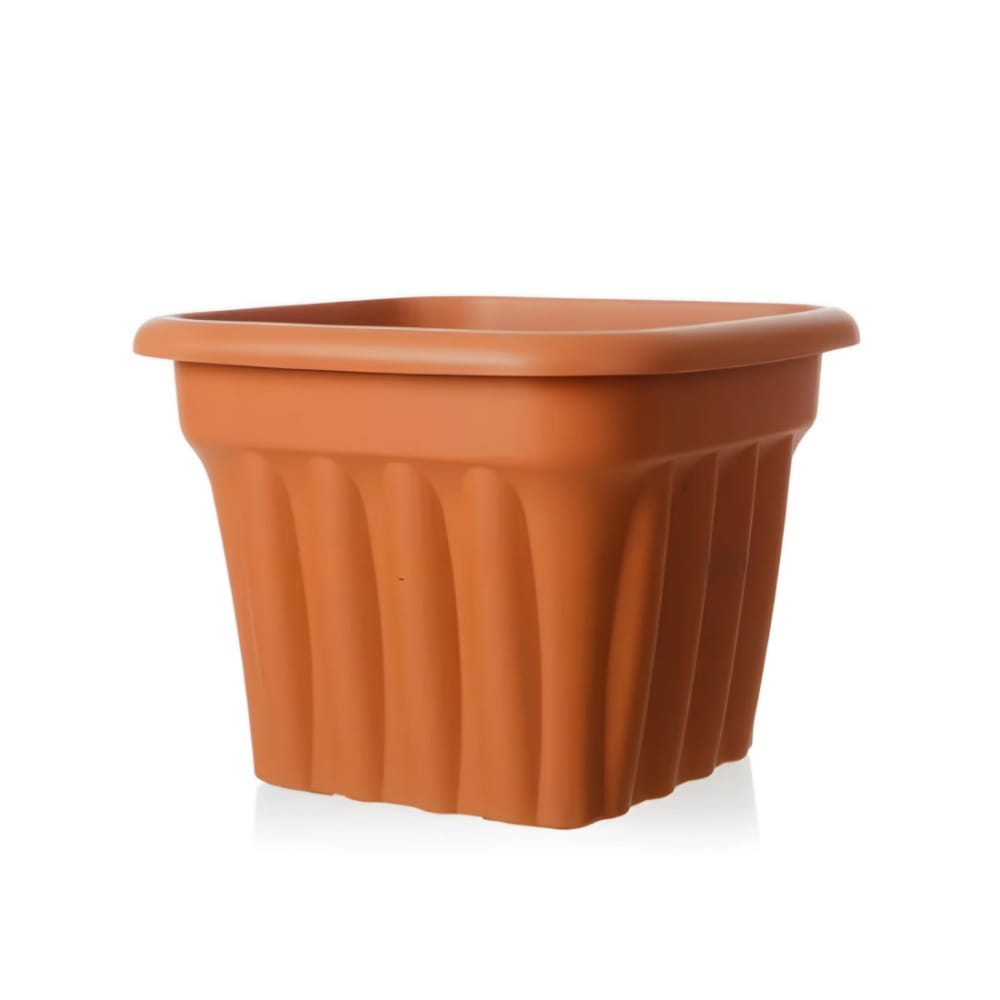 Terracotta Square Plant Pot for Outdoor Garden (MUN-1118181)