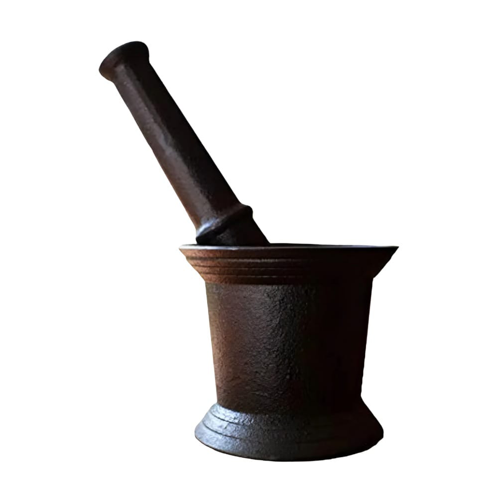 NATURE LOC Cast Iron Mortar and Pestle Crusher( Idi-kallu) (MUN-1122806)