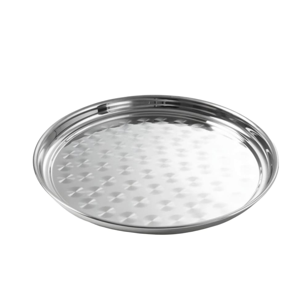 Stainless Steel Round Serving Tray (MUN-1112005)